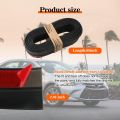 New 2.5 m Samurai Universal Bumper Lip -Black-. 