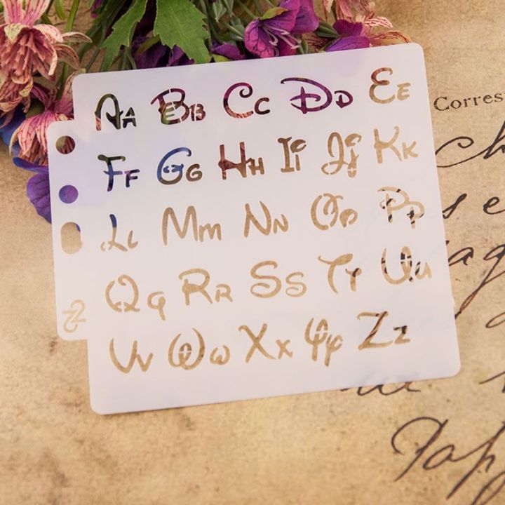 Alphabet Letter Stencils Template Painting Scrapbooking Embossing Stamping Album Card DIY Dropship