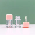 Injection Lip gloss tube Transparent Liquid eyeshadow Empty Square Cosmetic packaging material for Professional makeup artist DIY cosmetics Travel-friendly. 