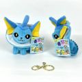 Pokemon 12cm Umbreon Sylveon Espeon Eevee Vaporeon plush Keychain Keyring Doll Pendant Toy Gifts. 