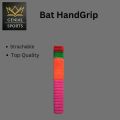 Cricket Bat Grips & 1 Grip Cone – Multicolor Cricket Bat Rubber Grip Standard Quality. 