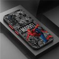 Marvel Spiderman Phone Case for Xiaomi Redmi Note 11 Pro 8 Pro 7 8T 10 Pro 10S 12 9S 9 11S 12S 11T 12 Pro Funda Luxury Cover. 