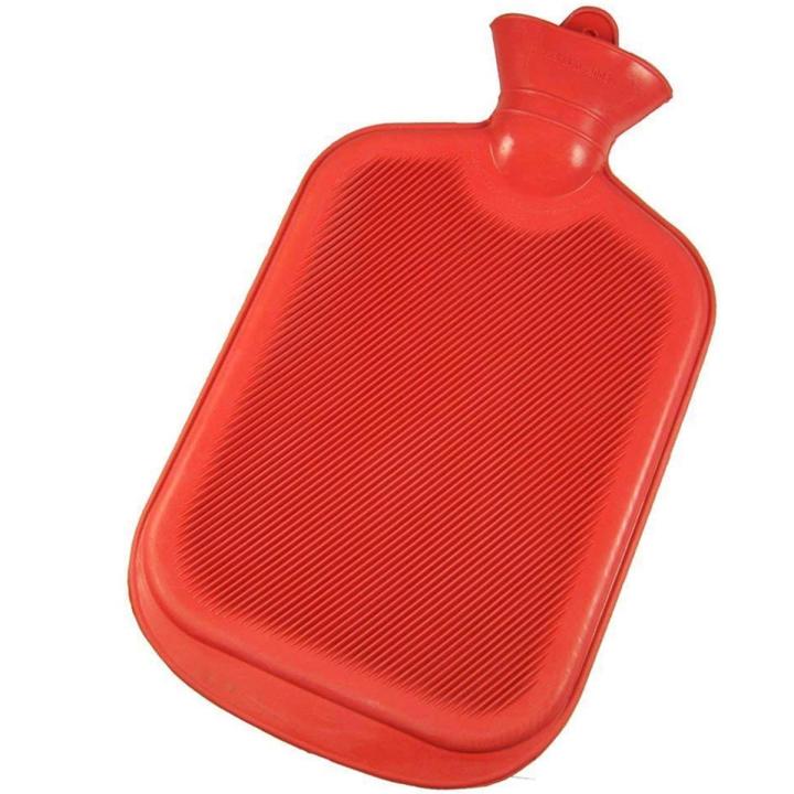 Hot Water Heating Pad Rubber Bag For Pain Relief Massage Hot Water Bottle (Multicolor)