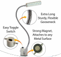 Sweing Machine Magnet Hold Light With Flexible 360 degree Rotation LED Bulb / Tourch Light / Search Light. 