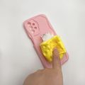Cute Soft Squishy Yellow Cheese Mouse Phone Case For Samsung S20 S21 FE S22 S23 Ultra A54 A34 A14 A23 A13 A32 A72 A52 Wave Cover. 