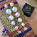 Long Big Drop Earings For Girls stylish Round Simple  New Design Korean Earrings for Girls. 