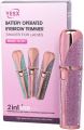 2-in-1 Rechargeable Hair Remover & Eyebrow Trimmer with LED, Painless Precision Shaver for Women’s Face, Lip, Chin, Bikini – Electric Facial Razor for All Skin Types. 
