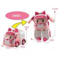 Robocar Poli Toy Car Transformed Pull Back Robot Poli Kids Car Toys Action Figure For Boys Toy. 