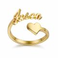Customized Gold Plated Ring New Arrival Gift Item for Women Gold Plated Ring. 