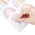 JAERBEE Rainbow Bedroom Decor for Girls Colorful Rainbow Wall Decals Room Decor for Kids Nursery Bedroom Decorations 144 Pieces. 