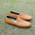 Mustard Importia Synthetic Leather Loafer Shoes For Men. 