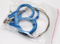 Camping Hand Chain Saws,Chainsaw Portable Folding Pocket Hand Saw for Camping Wood Cutting Tools - Blue. 