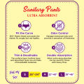 EziPants – Pakistan’s 1st Sanitary Pant Brand | Disposable Period Pants | 12-Hour Leak Protection | Pack of 10. 