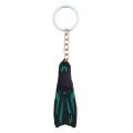 Swim Fin Keychain Keyring for Car Key Ring Handbag Tote Bag Wallet Pendant - Choice of Color. 