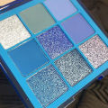 9 Colors Makeup Green Eyeshadow Pallete Blue Eyeshadow Palette Shimmer Glitter Matte Shades Neon Shiny Eye Shadow Eye Pigments. 