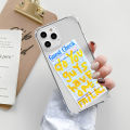Guest Check Text Label Phone Case For iPhone 15 14 13 12 11 Pro X XS XR Max 7 8 Plus SE 2 3 Mini Soft Clear TPU Back Cover. 