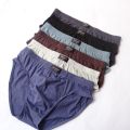 Mens Briefs 100% Cotton Plus Size Men Underwear L/XL/XXL/XXXL/4XL/5XL Men's Breathable Panties 1PCS. 
