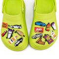 【HOT】 Hot Sell PVC Mexican Food Croc Shoe Charms Mexico Women Snake Drink Grill Chips Shoe Decorations Colorful Sports Car Accessories. 