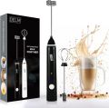 Coffee Beater - Egg Beater - 2 in 1 Coffee Maker - Milk Frother - Coffee Machine - Rechargeable Cofee Beater - Hand Mixer - Electric Coffee Beater - Lassi Maker - Tea Maker Machine - Coffee Grinder By Galaxy Deals. 