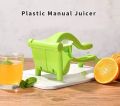 Manual Juice Squeezer Plastic Hand Pressure Juicer Pomegranate Orange Lemon Sugar Cane Juice Fresh Juice Kitchen Fruit Tool (Color : Green). 