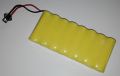 9.6v Rechargeable Battery Pack of AA Size 8 Cells for RC Cars, Toys  SM Connector. 