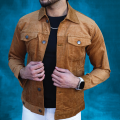 Men's Camel Corduroy Jacket. 