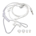 Air Tube Earbuds, Noise Reduction 3.5mm Air Tube Headset for Laptop. 