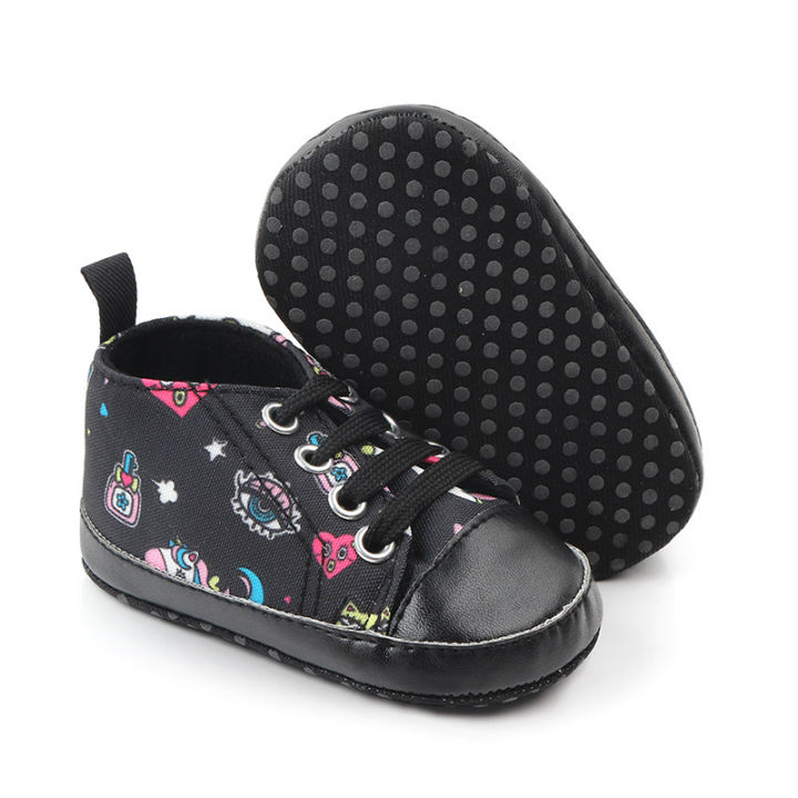 I Love Daddy&Mummy Baby Girls Shoes Cute Unicorn  Bbay Girl Sneakers First Walk Shoes