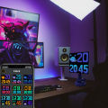 Full Color USB Bluetooth LED Display Screen| DIY LED Display Screen Pixel Display Screen| Smart LED Pixel Display Screen. 