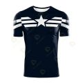 Compression Quick Dry Spiderman T-shirt Men Running Short Tee Shirt Male Gym Fitness Bodybuilding Workout Black Tops Clothing. 