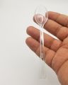 MINI TRANSPARENT SPOONS FOR DESERTS ( PACK OF 48 SPOONS ). 