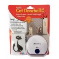 Cat Doorbell - Wireless Alarm Cat and Dog Doorbell - Door bell with Light & 10 Different Sounds. 