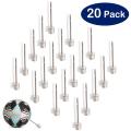 Pack of 20 - Sports Inflating Needle Pin Nozzle For Football Basketball. 