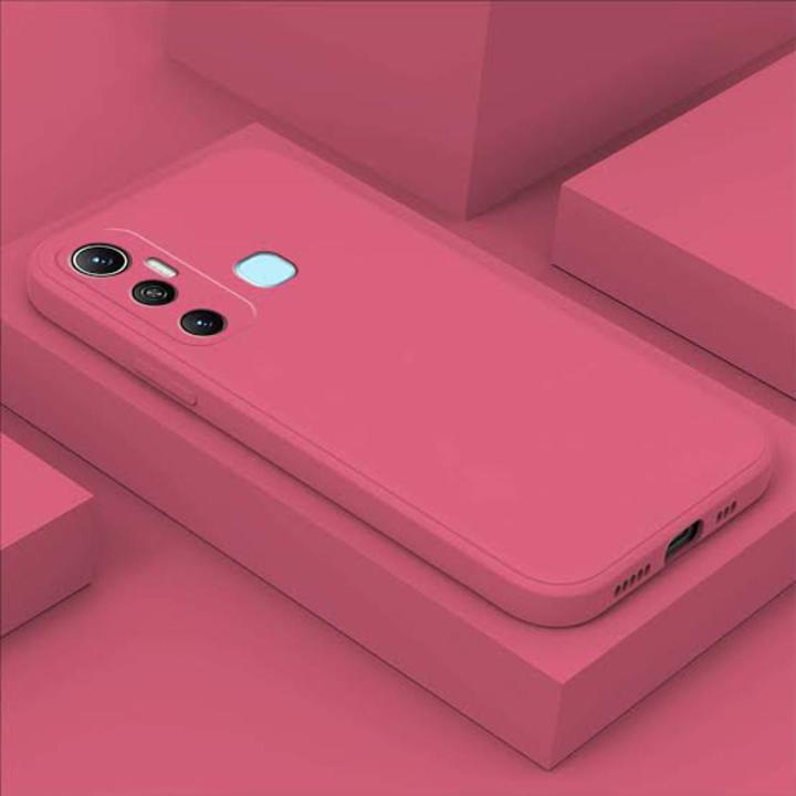 Infinix Hot 12 Play Soft Premium Silicone Case with Microfiber Liner