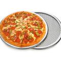 Pizza Mesh Screen Plate Stainless Steel Small Size 7 x 0.2 Inches And Medium Size 9 x 0.2 Inches. 