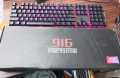 Keyboard & Mouse RGB, Multimedia keyboard & side button 2400 dpi mouse. 