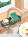 Hanging Faucet Drain Rack, Faucet Storage Rack | Hanging Faucet Drain Rack | PP Sink Storage Organizer | Faucet Hanging Caddy for Kitchen & Bathroom. 