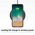 Mophie 7.5W Wireless Charging Base Black, MFI Certified, Up to 7.5W Qi Fast Wireless Charging, Robust Build, Compatible with the Apple iPhone X, iPhone 8 Series and Qi-Enabled Smartphones. 