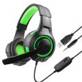 7245 Game Headset Surround Stereo Headphones with Microphone LED Colorful Lights earphone Works for Laptop Computer Tablet Gamer / Stereo Gaming Headphone with Microphone & RGB LED for PC, Laptop & Gaming Console. 