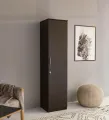 Wood Cupboard Wood Almirah 5 Shelves With Door Storage Cabinet, Cupboard Almari. 