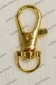 Swivel Clasp Gold and Silver Trigger Snap Hook - 34mm Gold and 37mm Silver Metal Buckle Clips for Keychains, Bags, DIY Crafting (6, 12, 24 pcs). 