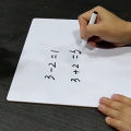 FASTSIDE  Baby Mini White Board Size 8x12 Slate, Dray Erase Tablet for Kids With Duster and Marker. 