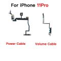 Volume Button Flex Cable For iPhone 11 Pro X XR XS Max Power Button With Flash Light Microphone Flex Replacement. 