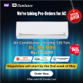 Dawlance Air Conditioner Chrome 1.25 Ton / Split AC / 14000 BTU/h. 