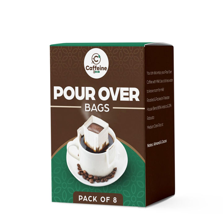 Caffeine & Co. Pour Over Bags - Pack of 8