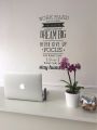 Work Hard Inspiring Quotes Vinyl Wall Art Sticker Never Give Up Dream Mural Decals Poster For Office Living Room Home Decor. 
