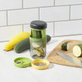 3 in 1 Multifunctional Spiral Slicer Spiralizer Collects in Cup Compact Twist Handheld Spiralizer Vegetable Slicer with Three Blades Spiral Cutter. 