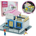 Mini Villa Architect With Lighting Doll House Set for Girls Building Blocks - 162 pcs. 