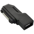 Micro USB to Magnetic Charger Connector Adapter for SONY Xperia Series Z3 Z3 Compact Z2, Z1, Z1 Compact Mini, Z3 Tablet Compact. 