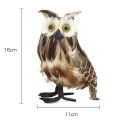 Owl Ornament No Odor Simulated Owl Animal Garden Sculpture Christmas Gifts. 